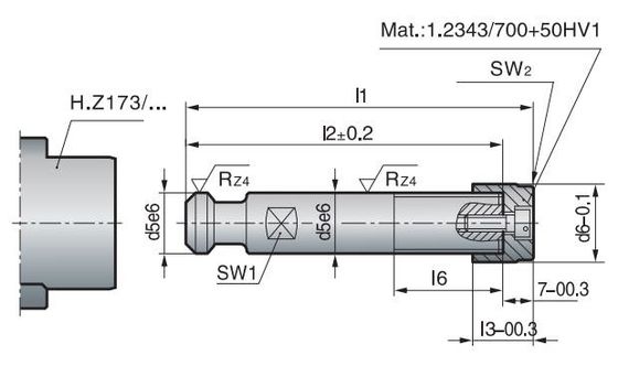 Pulling Rod Latch Lock Mold high precision Internal Latch Lock